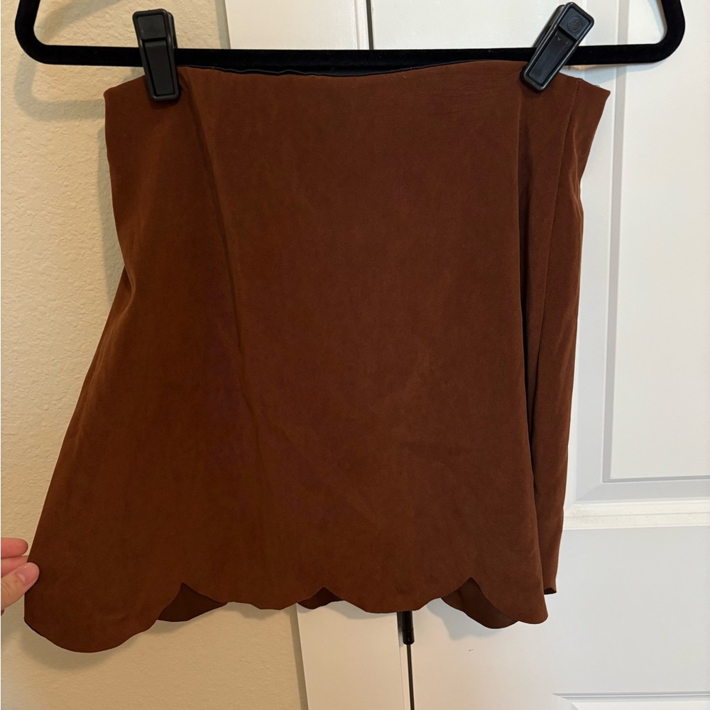 Dark Academia style mini-skirt